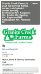 Mobile Screenshot of granitecreekfarms.net