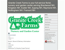 Tablet Screenshot of granitecreekfarms.net